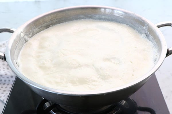 boil milk