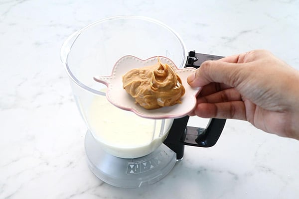 add peanut butter