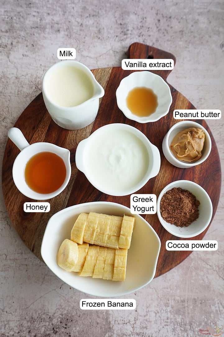 ingredients needed to make protein shake