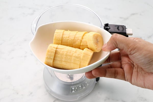 add frozen banana