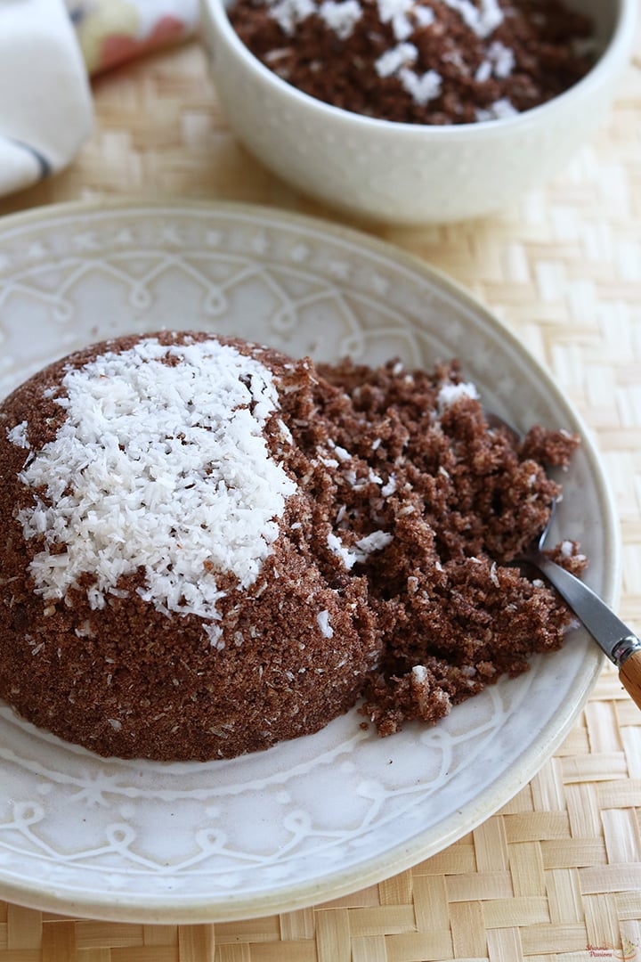 ragi puttu served