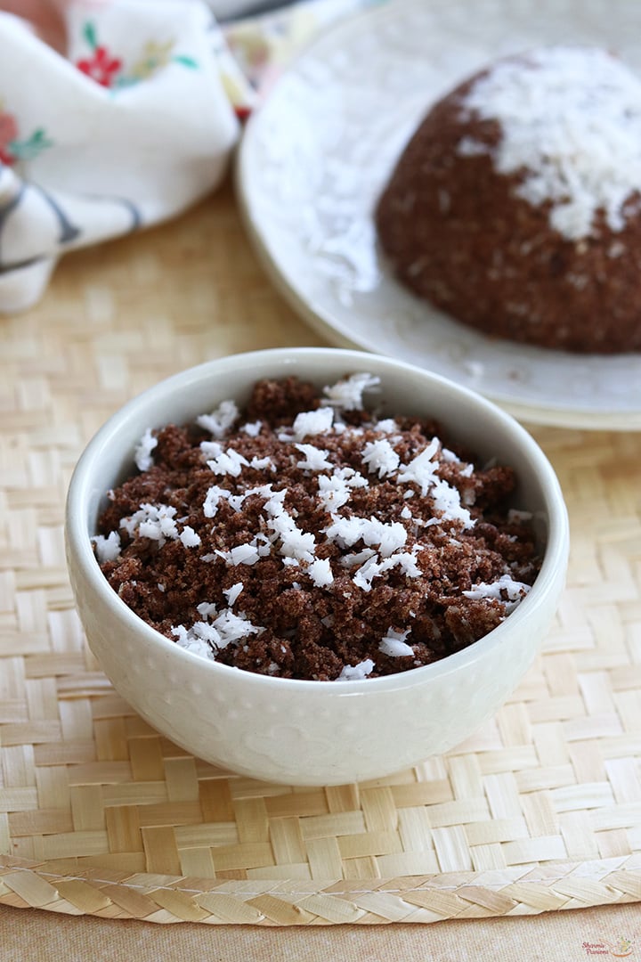 ragi puttu served
