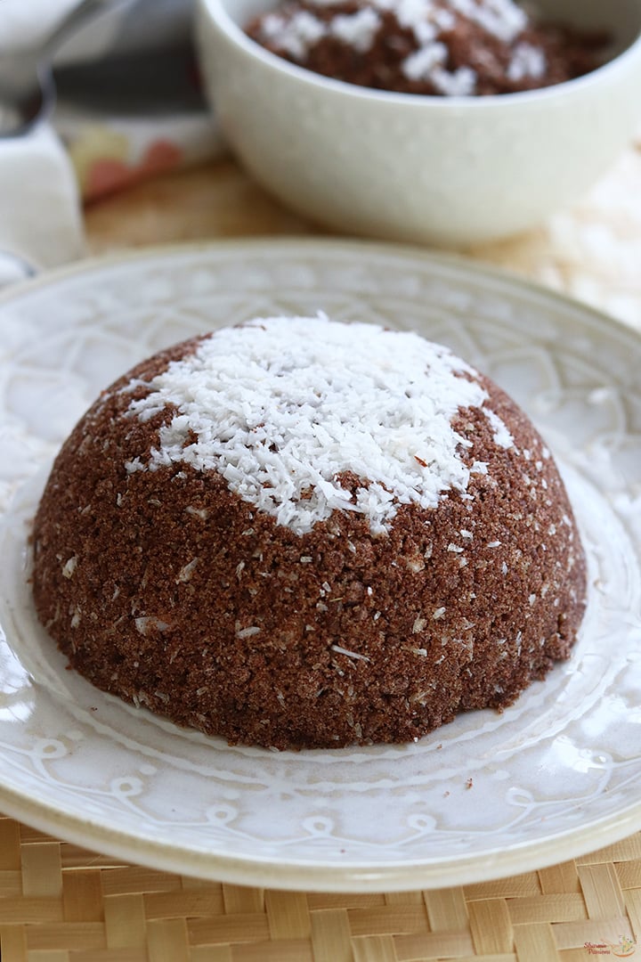 ragi puttu served