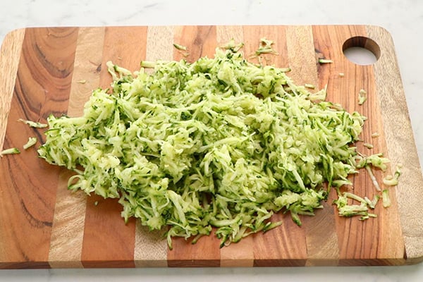 grate zucchini