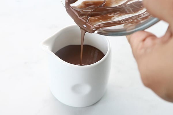 transfer to spouted creamer